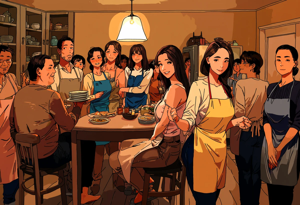 Kitchen, After Dinner