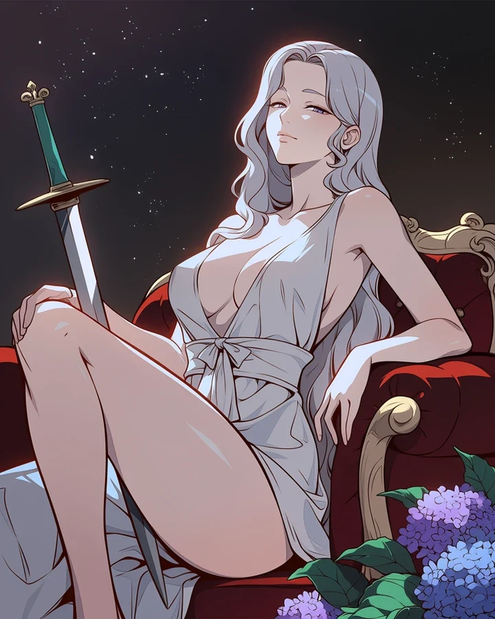 Moonlit Swordswoman