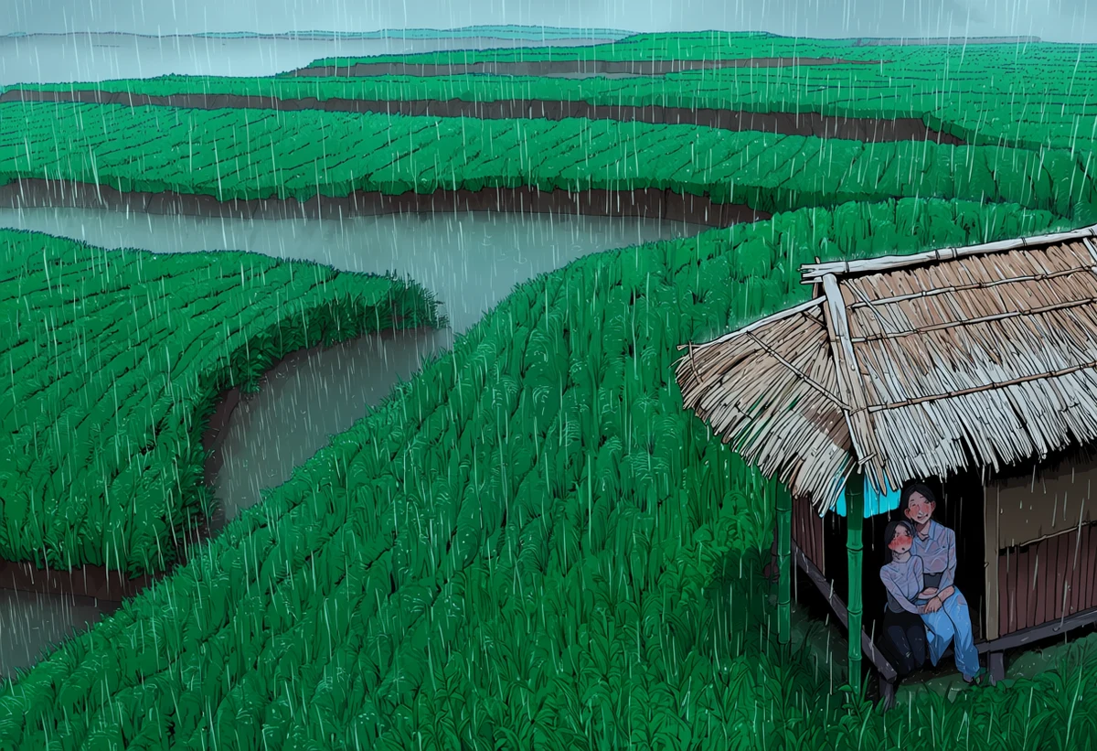 Rice Terrace Rain